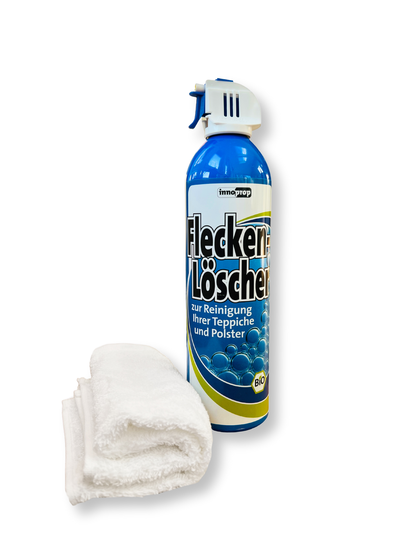 Fleckenlöscher mit Baumwolltuch